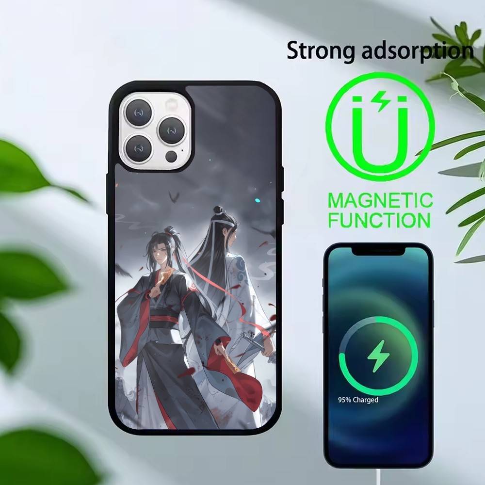 Grandmaster-Demonic Cultivation Phone Case For iPhone 14,16,15,13,17,12,Plus,Pro,Max Magnetic For Magsafe Frosted Cover