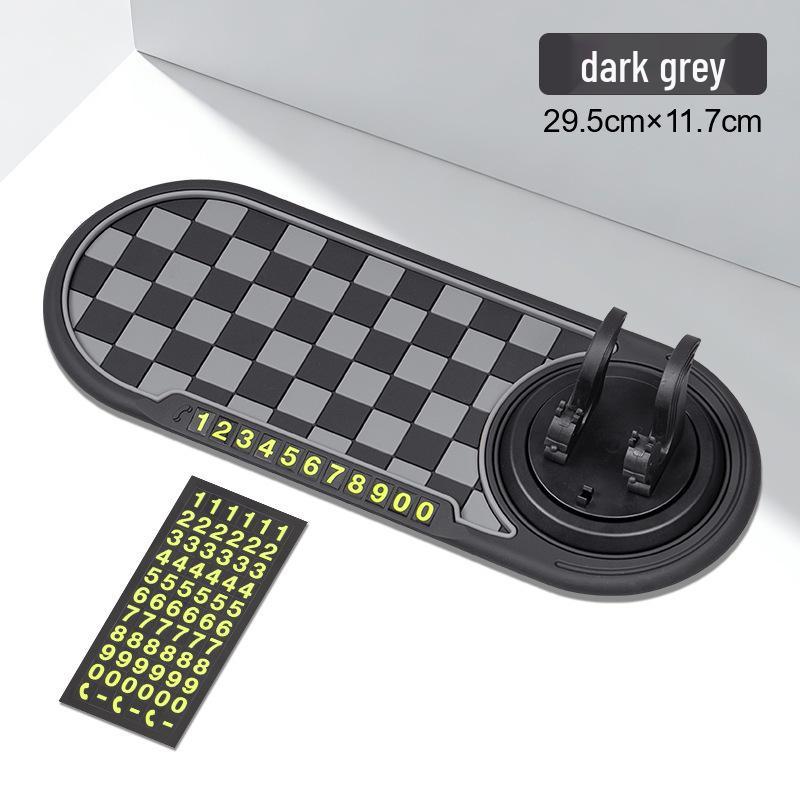 Car Dashboard Anti-slip Mat & Phone Holder - Heat Resistant Interior Decor