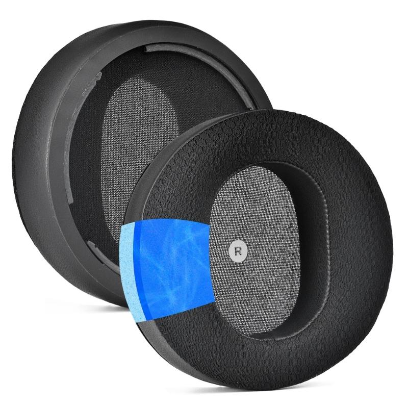 Replacement Ear Cushions Headband for Headphones Earpads Enhances Comfort and Noise Isolation in Gaming Music Listening
