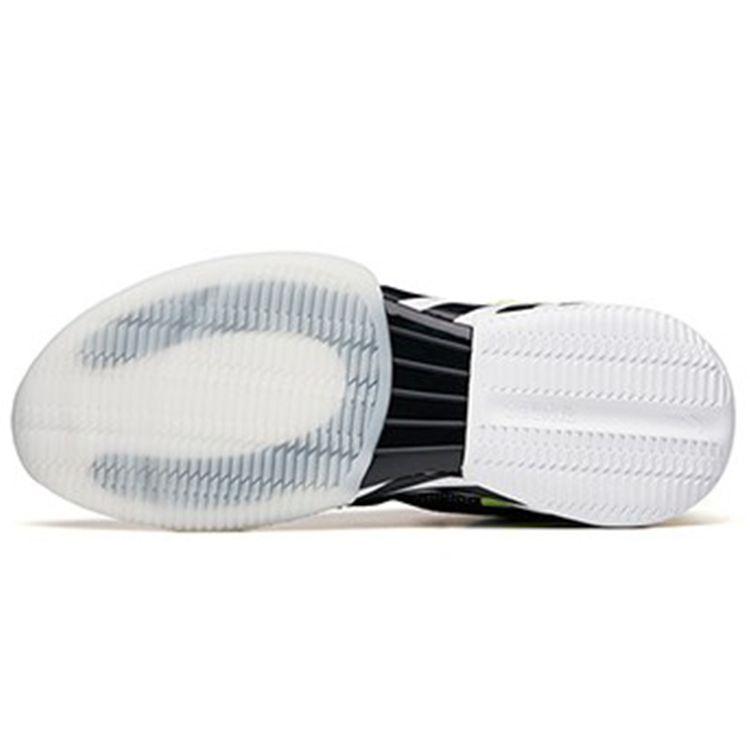 Anta Shock 1 Mid Basketball Shoes Men Basketball Shoes Black White 112131605-5