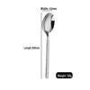 High-End 5-Piece Stainless Steel Western Cutlery Set: Knife, Fork, Dessert Spoon