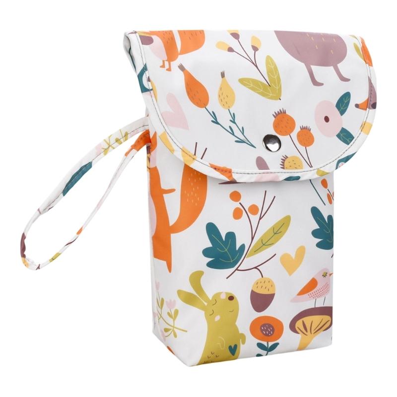 Portable Baby Diaper Organizers With Waterproof Oxfords Fabric Large Capacity For Travel Storage Accessory