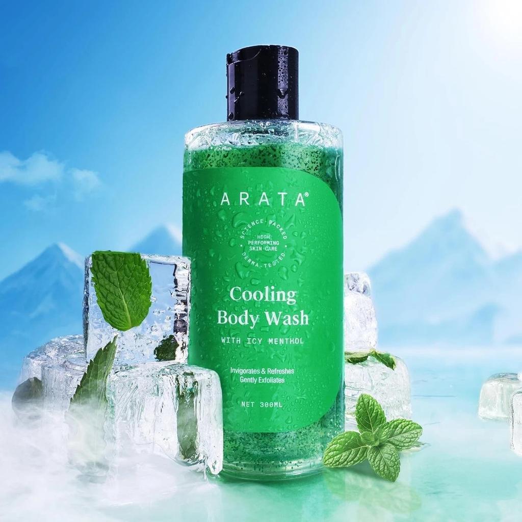 Arata Cooling Body Wash with Menthol & Glycerine - 300ml