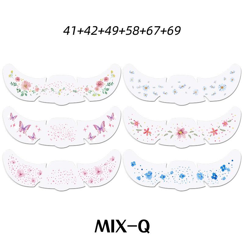 Simulation Sommersprossen Aufkleber Make-up Gesichtsaufkleber Wasserdicht und Schweißfest Natürliche Sommersprossenfarbe Bräunung Heiß Silber Tattoo-Aufkleber