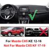 Xukey Armaturenbrett-Matte, Armaturenbrett-Abdeckung, Sonnenschutz, Armaturenbrett-Abdeckung, Teppich für Mazda CX5 CX-5 KE 2012 2013 2014 2015