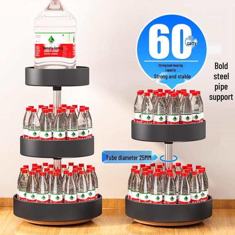 Rotatable Kitchen Spice Organizer Turntable