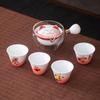 2026 Rotating Teapot Travel Set – Portable Gongfu Tea Cup & Pot for Home and Car