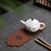 Durable Kung Fu Tea Set Felt Mat: Absorbent Coaster, Tea Tray, Pot Nurturing, Anti-Collision Accessories