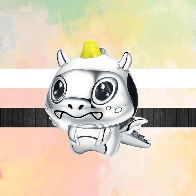 Neue Tier Stil Glückliche Katze Hund Panda Bär Löwe Schlange Kaninchen DIY Perlen Fit Original Mode Charms Silber Farbe Armbänder schmuck