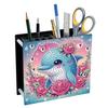 DIY Diamond Painting Kit Special Shape Diamond Pen Container Office Supplies Storage Box Rhinestone Art Desk Organizer for Desk