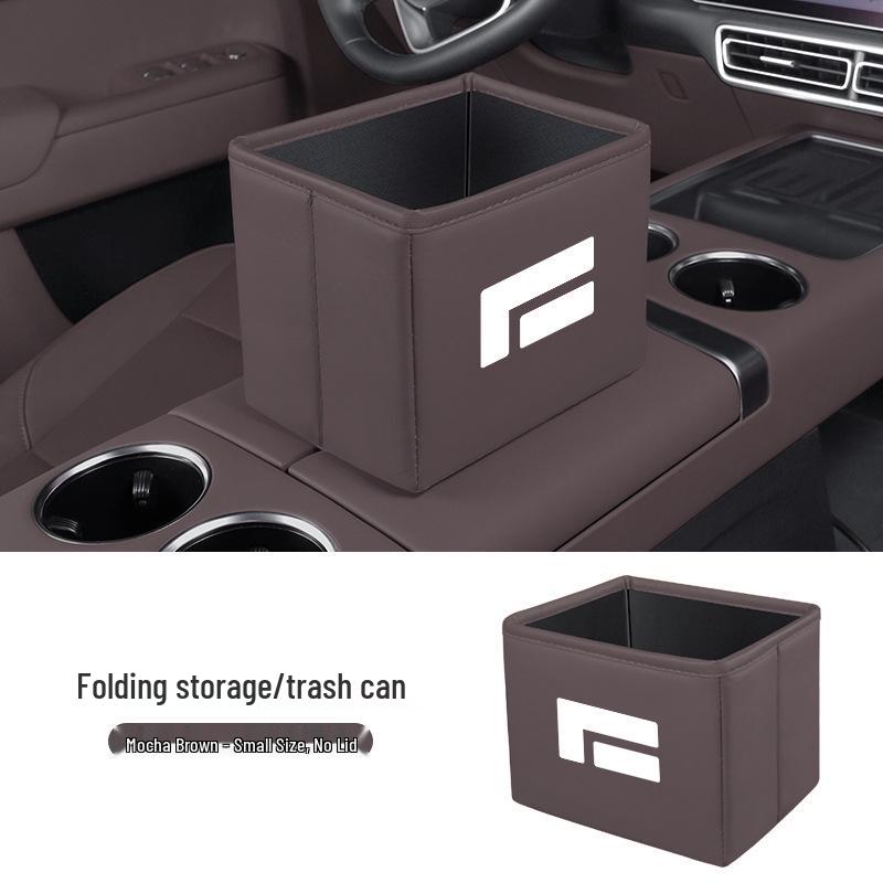 Jishi 01 Car Storage Box - Multi-functional Foldable Organizer & Trash Can