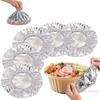 20/100PCS Repeatable Aluminum Foil Insulation Covers - Eco-Friendly Kitchen Food Covers For Bowls & Dishes Storage For Kitchen
