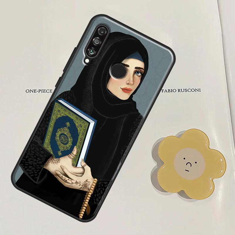 Muslim Islamic Girls Arabic Hijab For Huawei Nova 11 9 10 SE Y60 Y70 Y90 Y61 Y91 Nova 3i 7i 8i 11i P20 P40 Lite P30 Pro Case