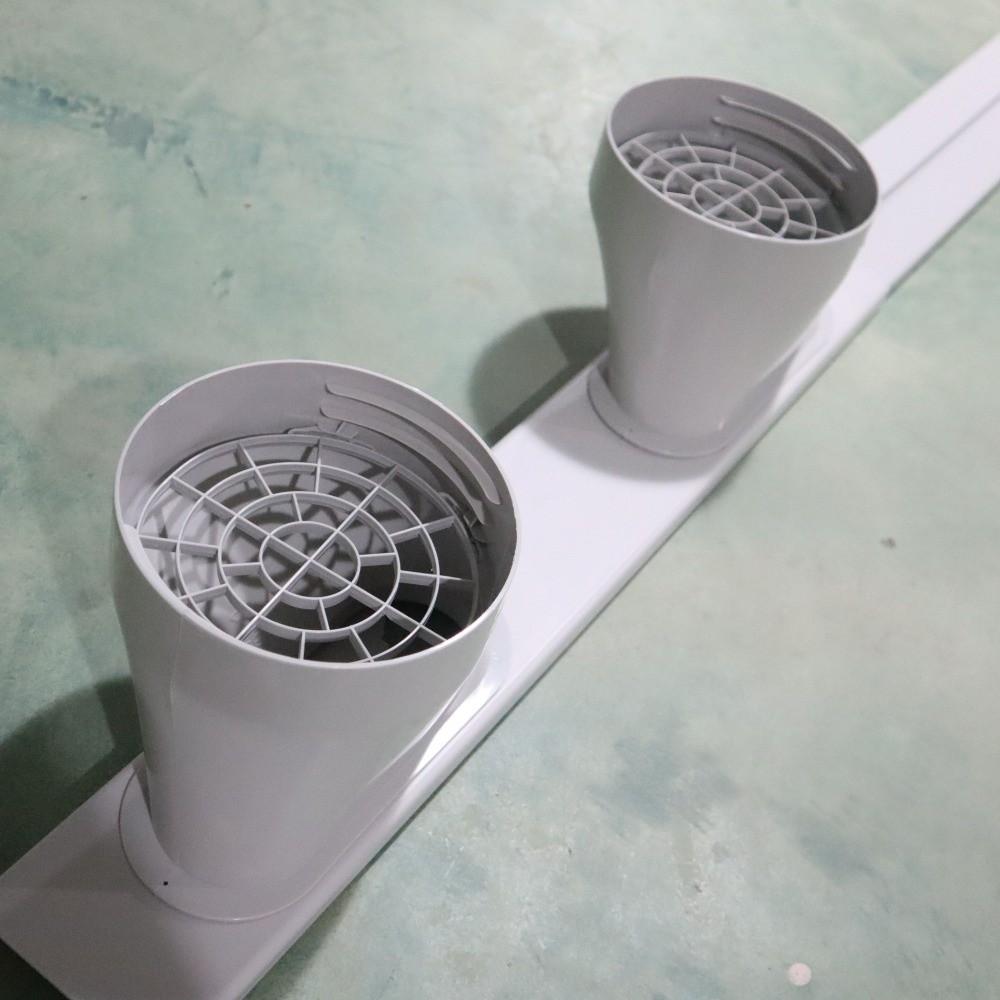 2/3/4pcs Adjustable Height Window Slide Plate Kit PVC Windshield New Window Sealing Plate Home Use