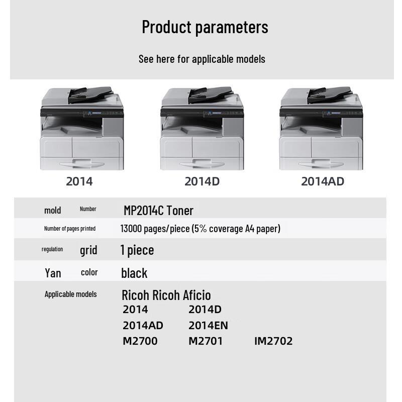 V4INK Compatible Toner Cartridge for Ricoh MP 2014 Series