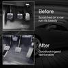 Pack-3 Car Non-Slip Pedal Pads Set, Accelerator Pedal Covers, Car Brake Pedal Protectors, Automobile Universal Replacement Accessories, For Most