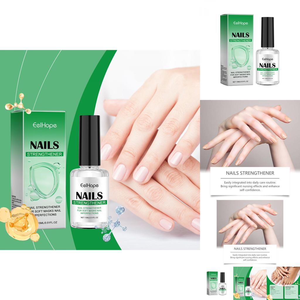 Eelhope Nagelreparaturflüssigkeit Nährende Formel Zum Erweichen Raue Nagelhaut Und Zur Verbesserung Des Glanzes 15ml