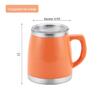 Stainless Steel Thermos Mug with Handle for Men & Women – Ideal for Tea, Coffee, Office, or Water.