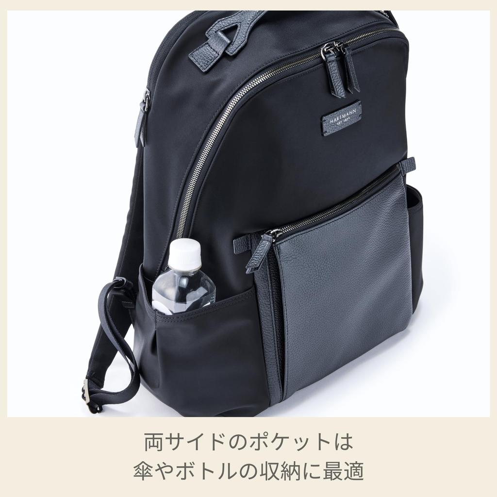 Backpack ALVERNO Backpack PC Storage Work Rucksack Full Black [Hartman] Women's 15.6