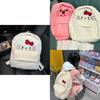 Cute Kt Plush Backpack 2023 New Style White Color Sweet Girl Student Bag