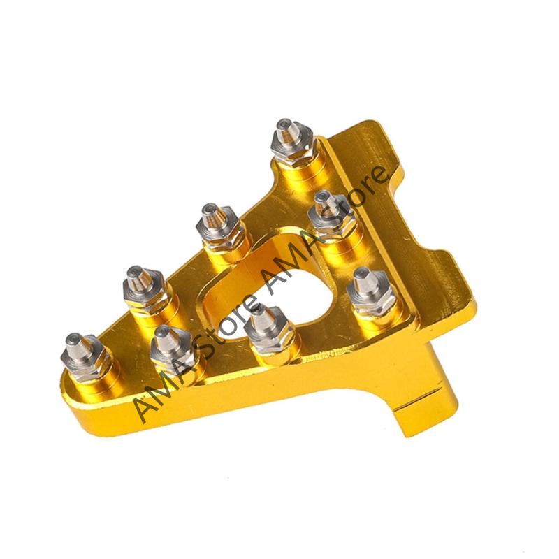 

X7JF Precisions Motorbike Dirt Bike Rear Brake Lever Pedal Step Fast Installation золотой