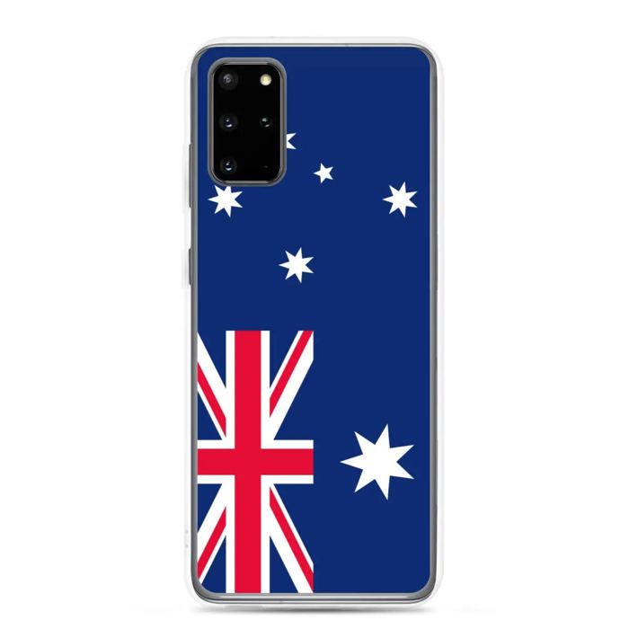 Coque Téléphone - Samsung - Galaxy S20 Ultra - Drapeau Australien - Souple - Multicolore