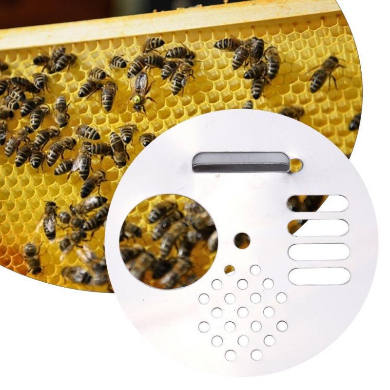 5Pcs Round Beehives Nest Door Metal Bee Hive Entrance Gate Beekeeping Tool Equipment Accessories for Beehive Ventilation