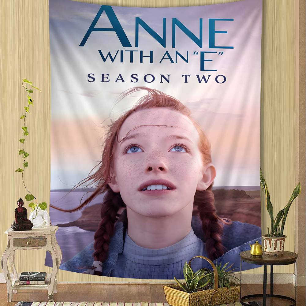 Anne With An E Anime Tapestry Art Printing Japanese Wall Tapestry Anime Wall Hanging Home Decor