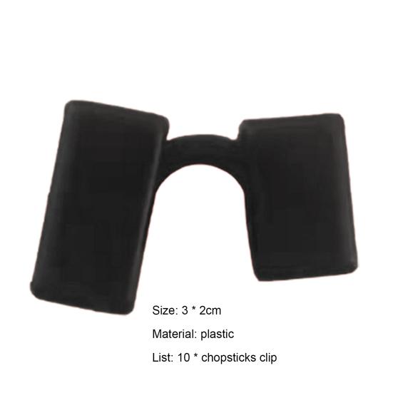 10Pcs Chopstick Trainers Easy to Install Labor-saving Food Grade Popular Daily Use Dining Learning Helpers for Kids