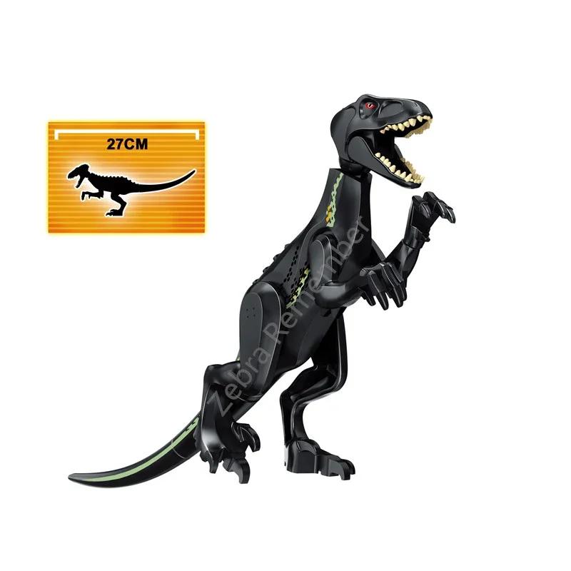 Jurassic World 2 Dinosaurs Figures Tyrannosaurus Rex Indominus Rex I-Rex Indoraptor Building Blocks Kids Toy Compatible