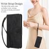 Leather Case for Samsung Galaxy A17 5G/A17 4G/A26 5G Flower Butterfly Wallet Phone Cover with Hand Strap