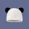 Plush Skull Cap Outdoor Sport Warm Hat Cartoon Bear Ear Beanie Skiing Hiking Cap
