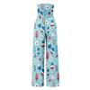 Women's Fashion Loose Casual Independence Day Print High Waist Wide Leg Pants Casual Pants