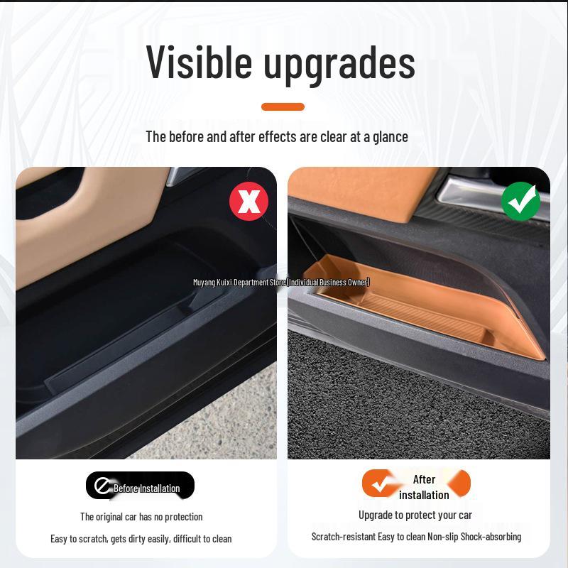 Silicone Door Storage Organizer Mat for Land Rover Defender 2020-2025