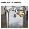 90 Degree Pressure Washer Lance Quick Connector Angled Pressure Washer Attachment U-Shaped Gutter Cleaning Attachment 4000