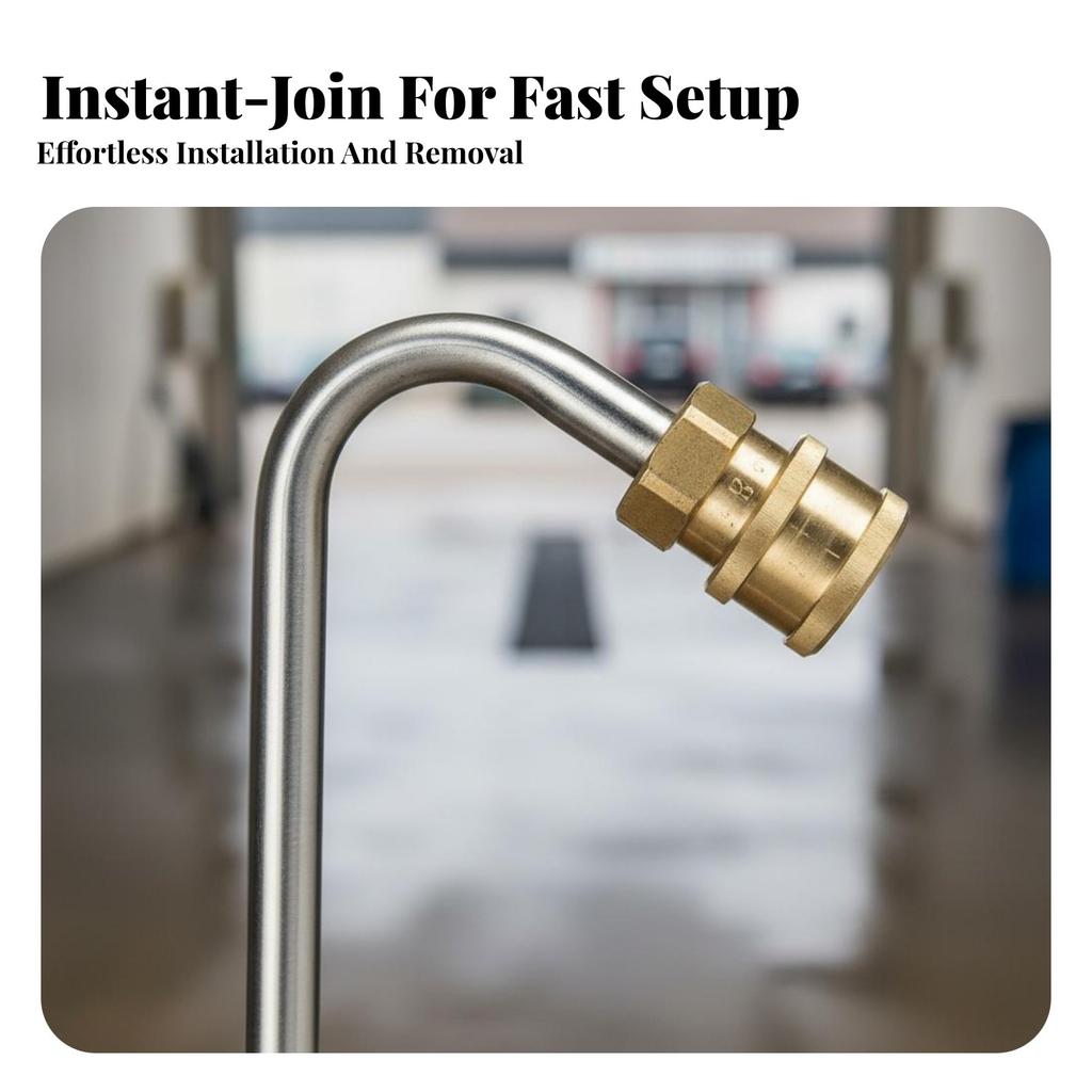 90 Degree Pressure Washer Lance Quick Connector Angled Pressure Washer Attachment U-Shaped Gutter Cleaning Attachment 4000