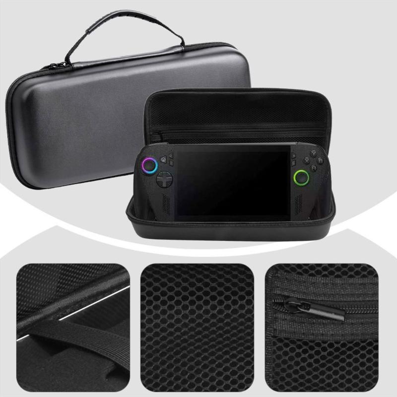 Flexible Silicone Protective Cover With AntiScratch Tempered Glass Film Portable Carrying Case For Video Game Consoles