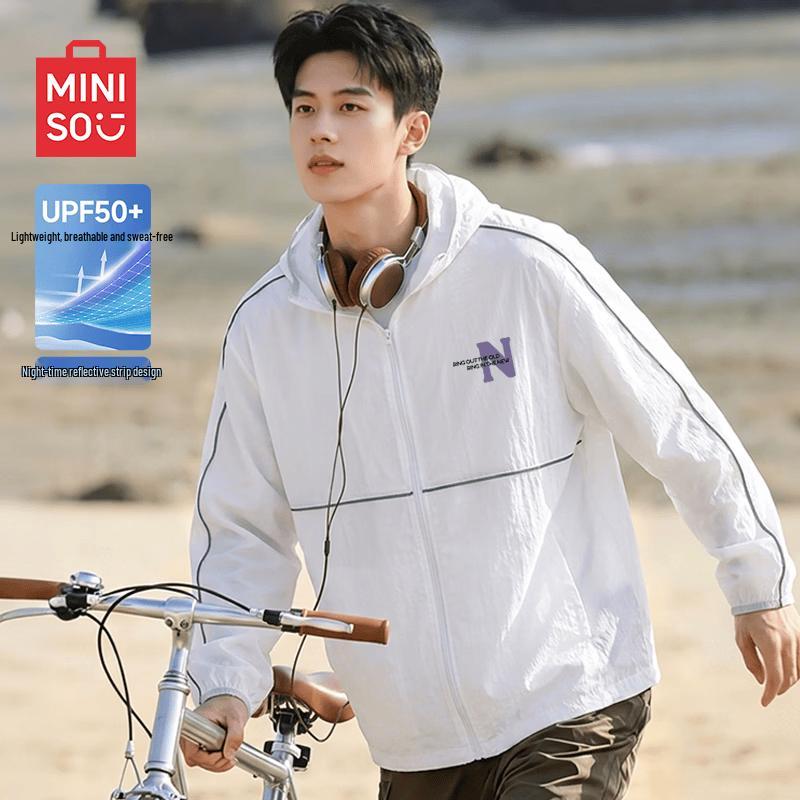 MINISO Men s Summer UV Protection Hooded Jacket 2XL