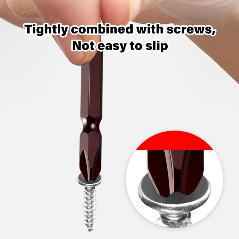 Heavy Duty Magnetic Screwdriver Drill Bit Ergonomic NonSlip Grip K5 Alloy 60Nm Torque Professional DIY Tool Kit
