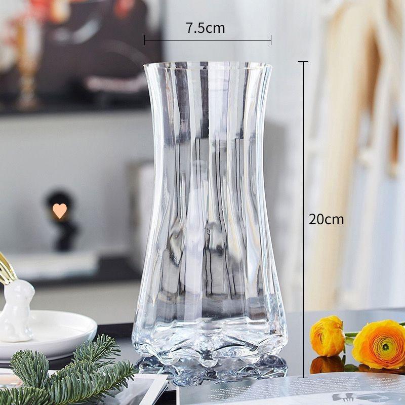 

Luxury Minimalist Glass Vase for Lilies Nordic Living Room Flower Arrangement Creative Decor