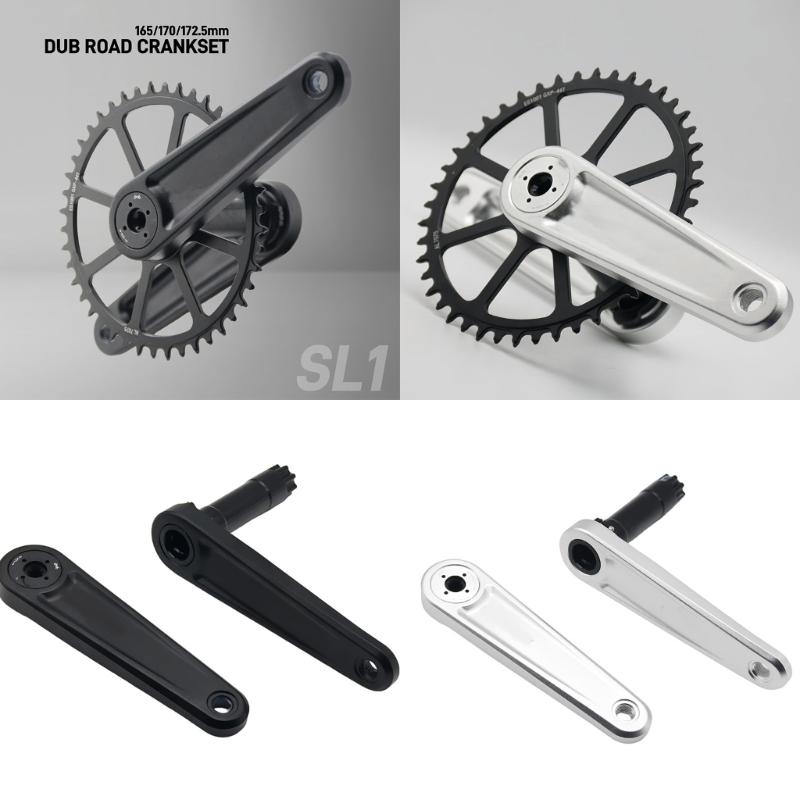 Compacts Aluminum Alloies Folding Bikes Crankset High Efficiency Transmission Systems Tool Frees Installation Crankset