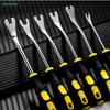 1Pcs UV Type Screwdrivers Nail Puller| Black & Yellow Ergonomic Pry Bars for Automotive/DIY Interior Panel Removal