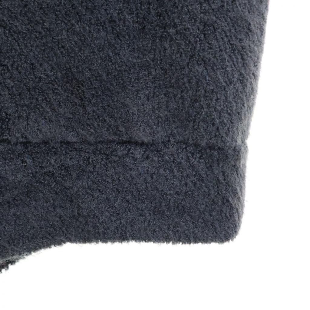 SHAREEF Long sleeve Wool Blend Knit Parker 2 Black series Men's Used