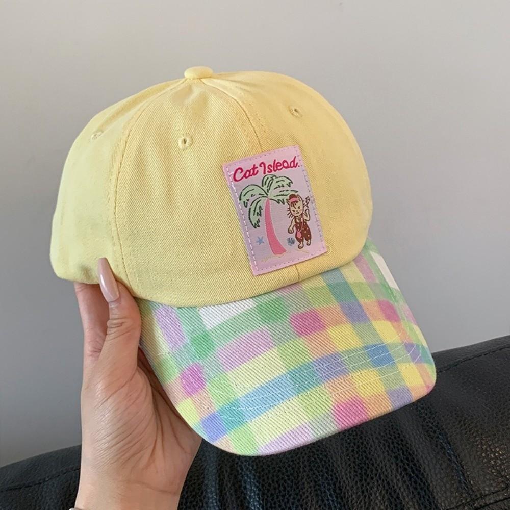 Embroidery Baseball Hat Spring Summer Snapback Cap Trendy Peaked Cap  Teenagers