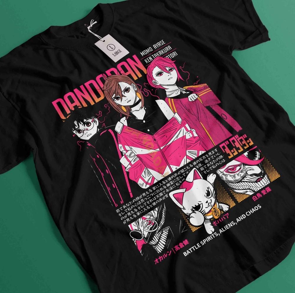 

Футболка Dan Da Dan Футболка Окарун Футболка Момо Аясэ Футболка Кен Футболка Турбо Джин Айра Сэйко XL