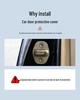 Compatible Silicone Shock-Absorbing Decorative Stickers for Wenjie M5/M7/EV/M9 Door Lock Latch Covers.