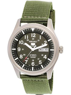 Seiko 5 Sport Automatic Khaki Dial Watch SNZG09K1 [Seiko] Męski [Element]