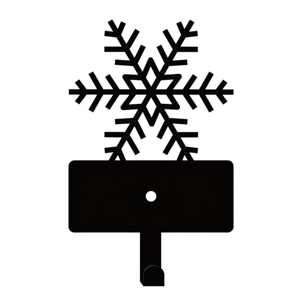 Изысканный металлический крючок-снежинка - Идеально подходит для подвешивания ключей — фото 7