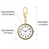 Lancardo Carabiner Watch, Nurse Watch, Pocket Watch, Keychain, Analog, Diamond, Trunk, Easy To Read, Perfect for Everyday Use, Mountain Climbing, Comm