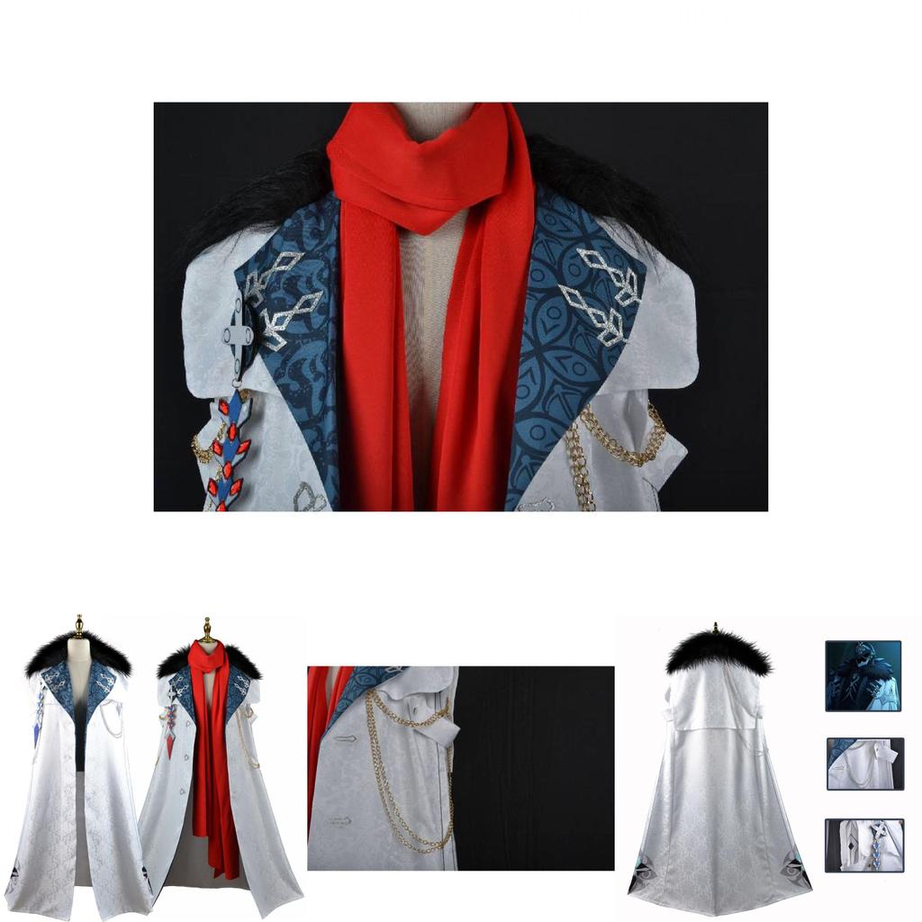 Original Trial Impact Cosplay Costume Tartaglia Cape Halloween Party Outfit